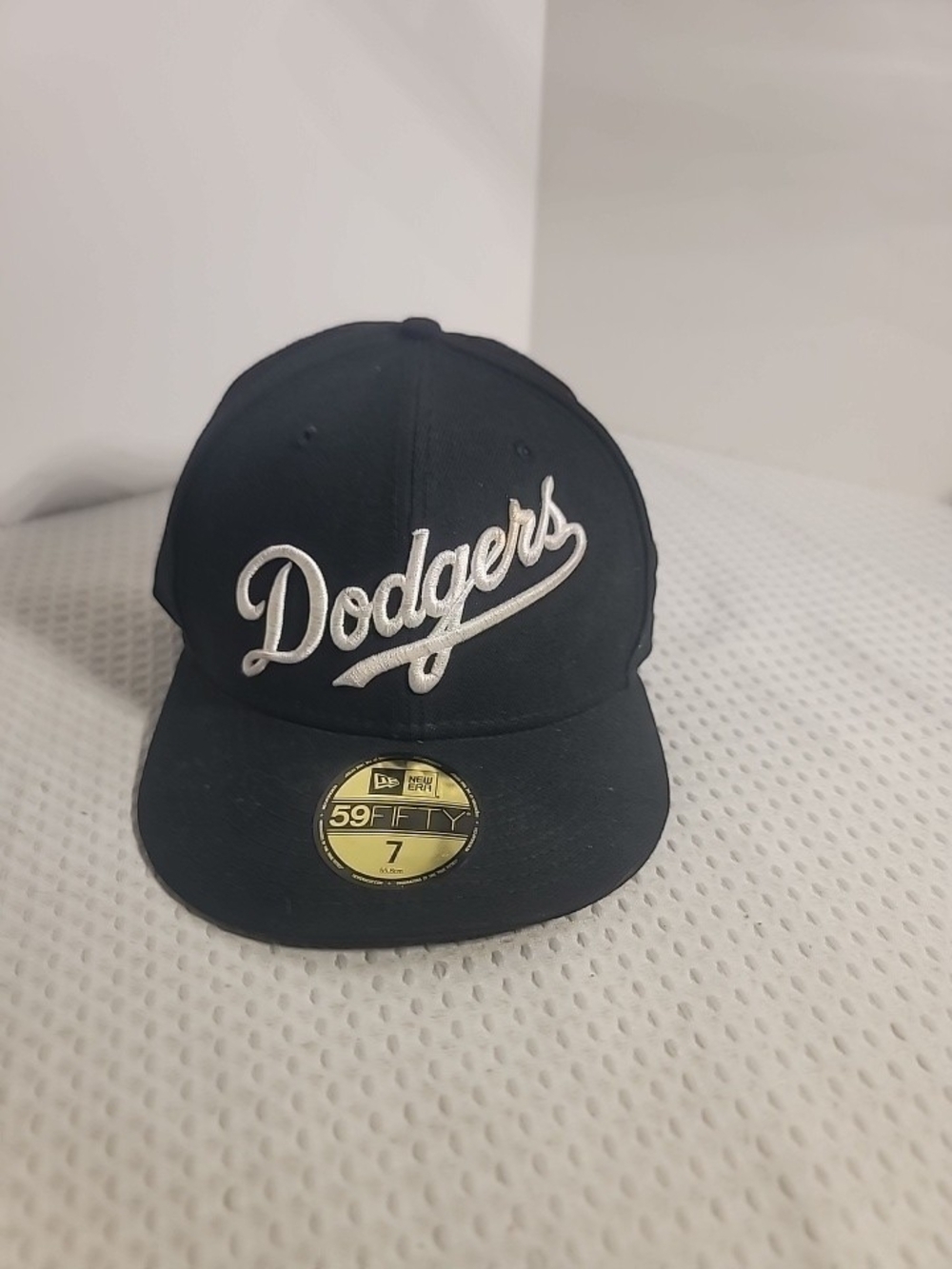 Los Angeles Dodgers Black 59FIFTY Fitted Cap